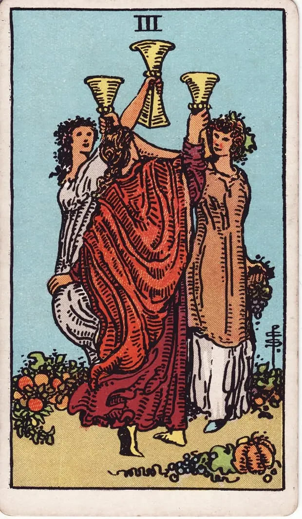 Three of Cups / Ba Cốc