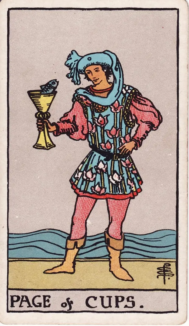 Page of Cups / Tiểu Đồng Cốc