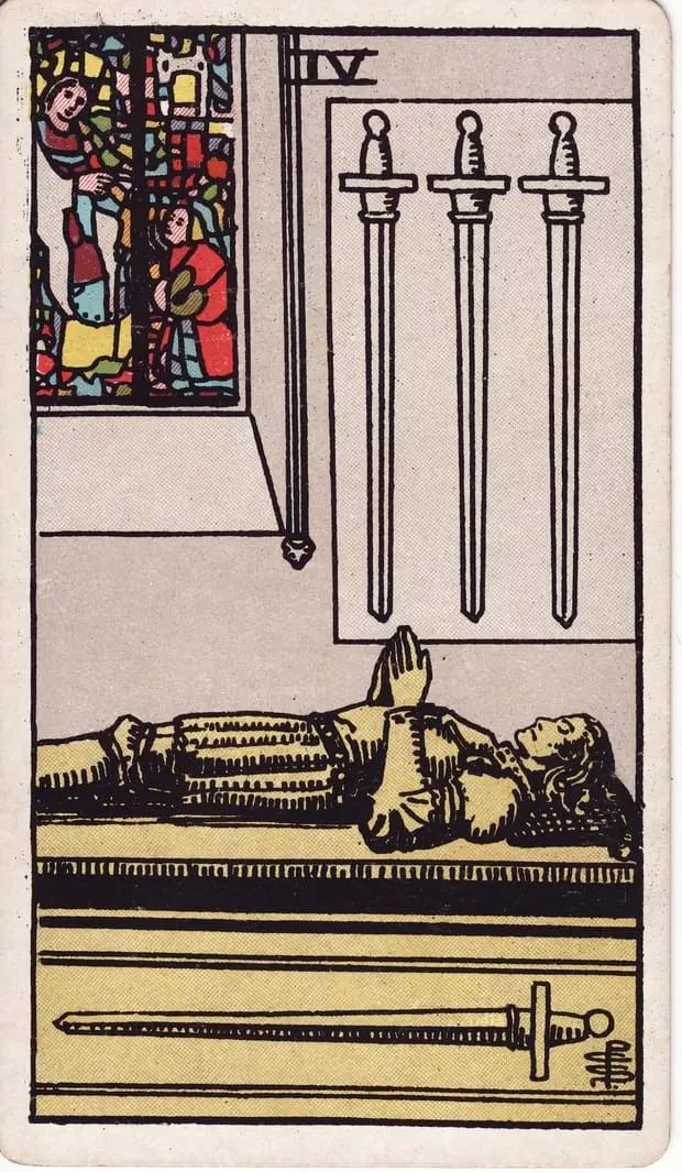 Four of Swords / Bốn Kiếm