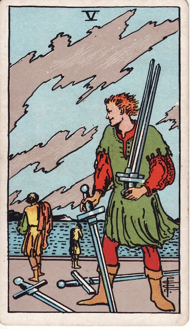 Five of Swords / Năm Kiếm