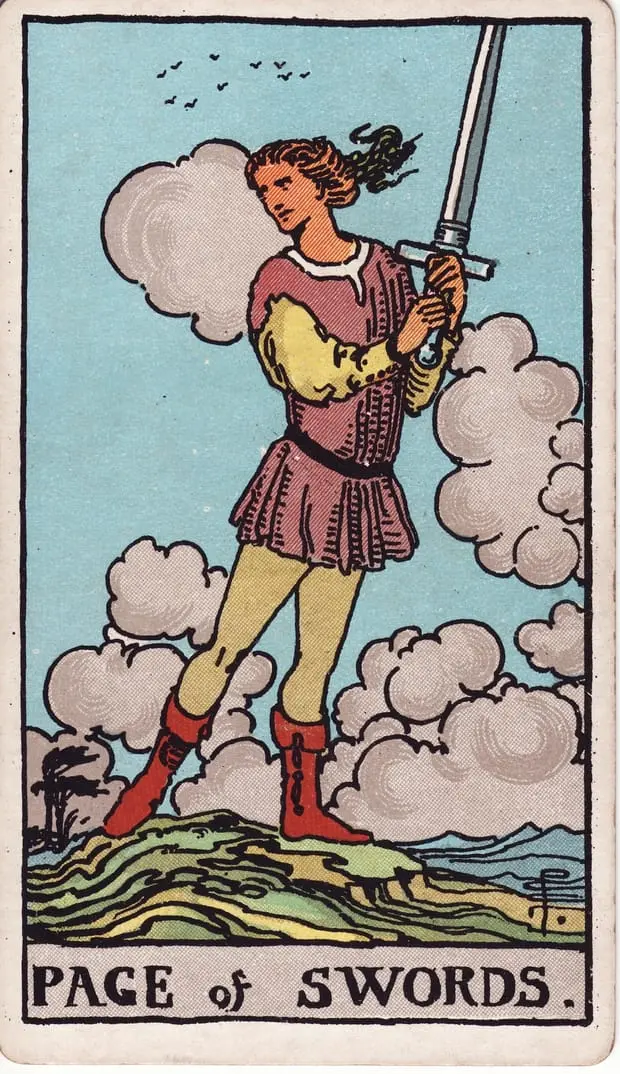 Page of Swords / Tiểu Đồng Kiếm