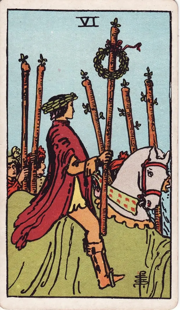 Six of Wands / Sáu Gậy