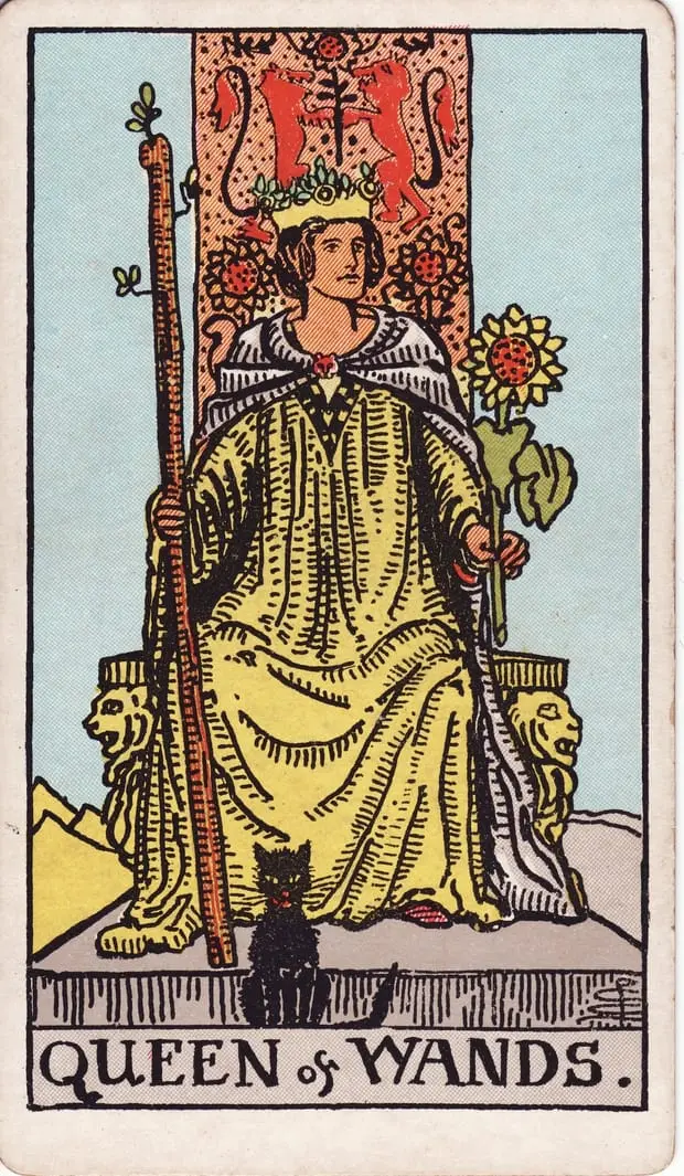 Queen of Wands / Nữ Hoàng Gậy